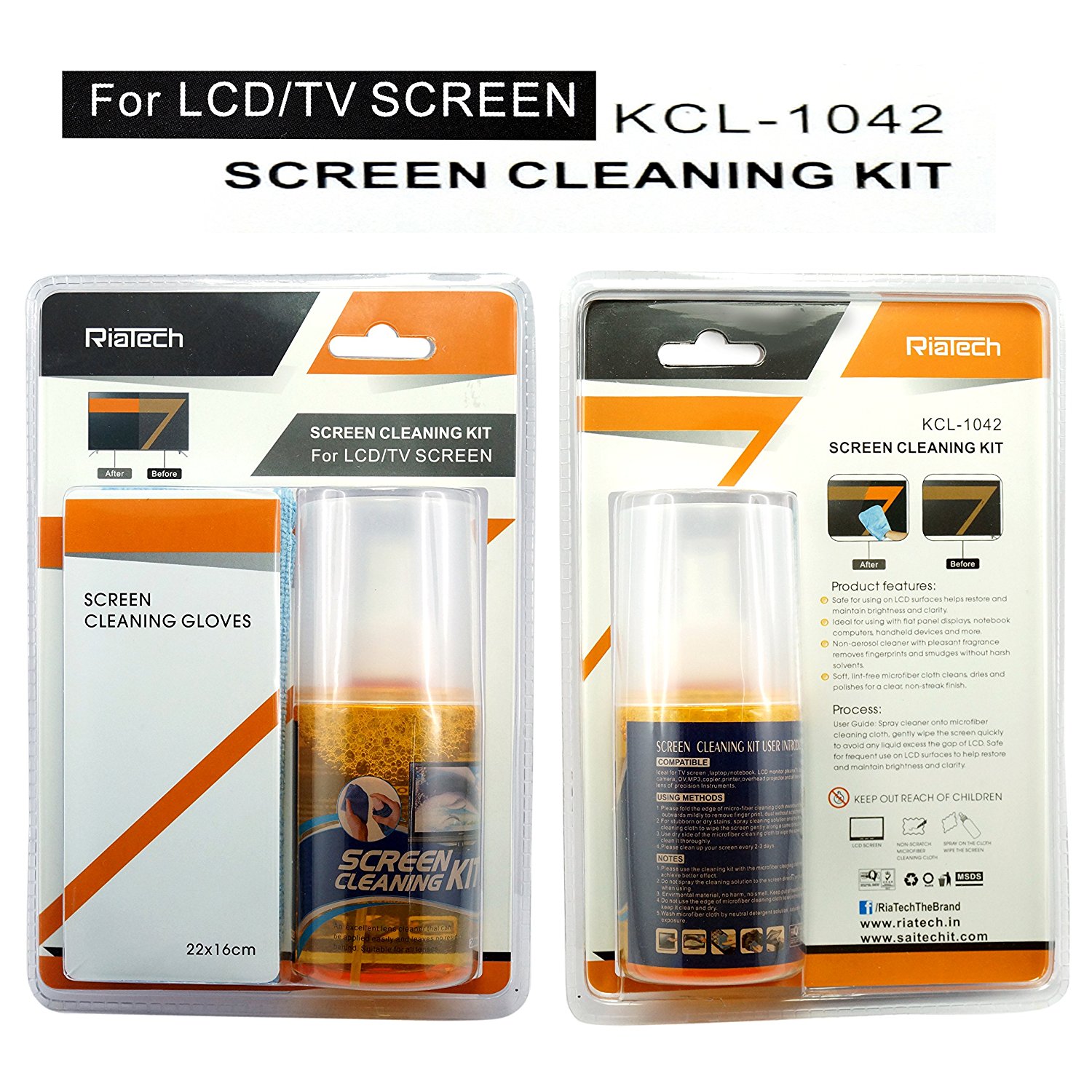  Screen Cleaner Kit - Best for LED & LCD TV, Computer