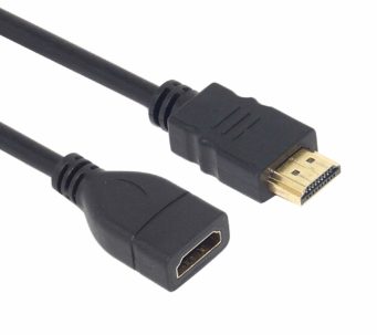 cable 50cm HDTV HDTV A type male to hdmi Female extension Gold