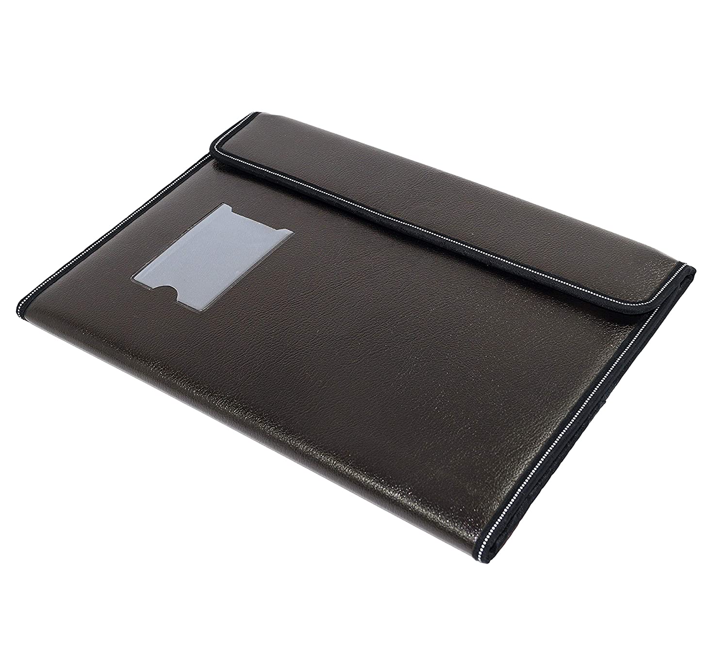 DAHSHA Leather Professional File Folder with 40 Sleeves for File ...